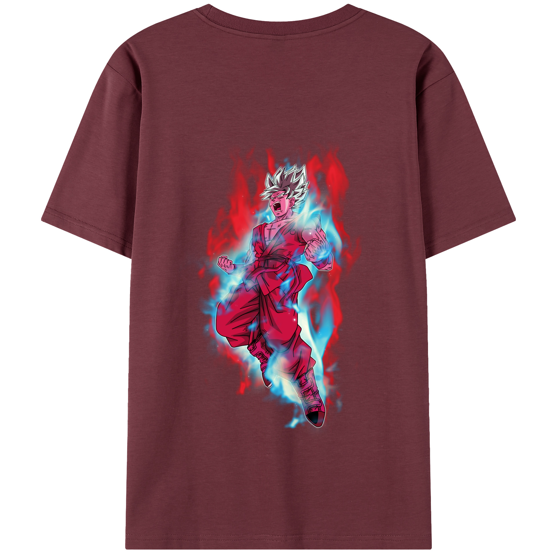（画像用） ドラゴンボール 孫悟空（そん ごくう）Son Goku カカロット DRAGON BALL Kakarotto 綿100％半袖Tシャツ（背面プリント）